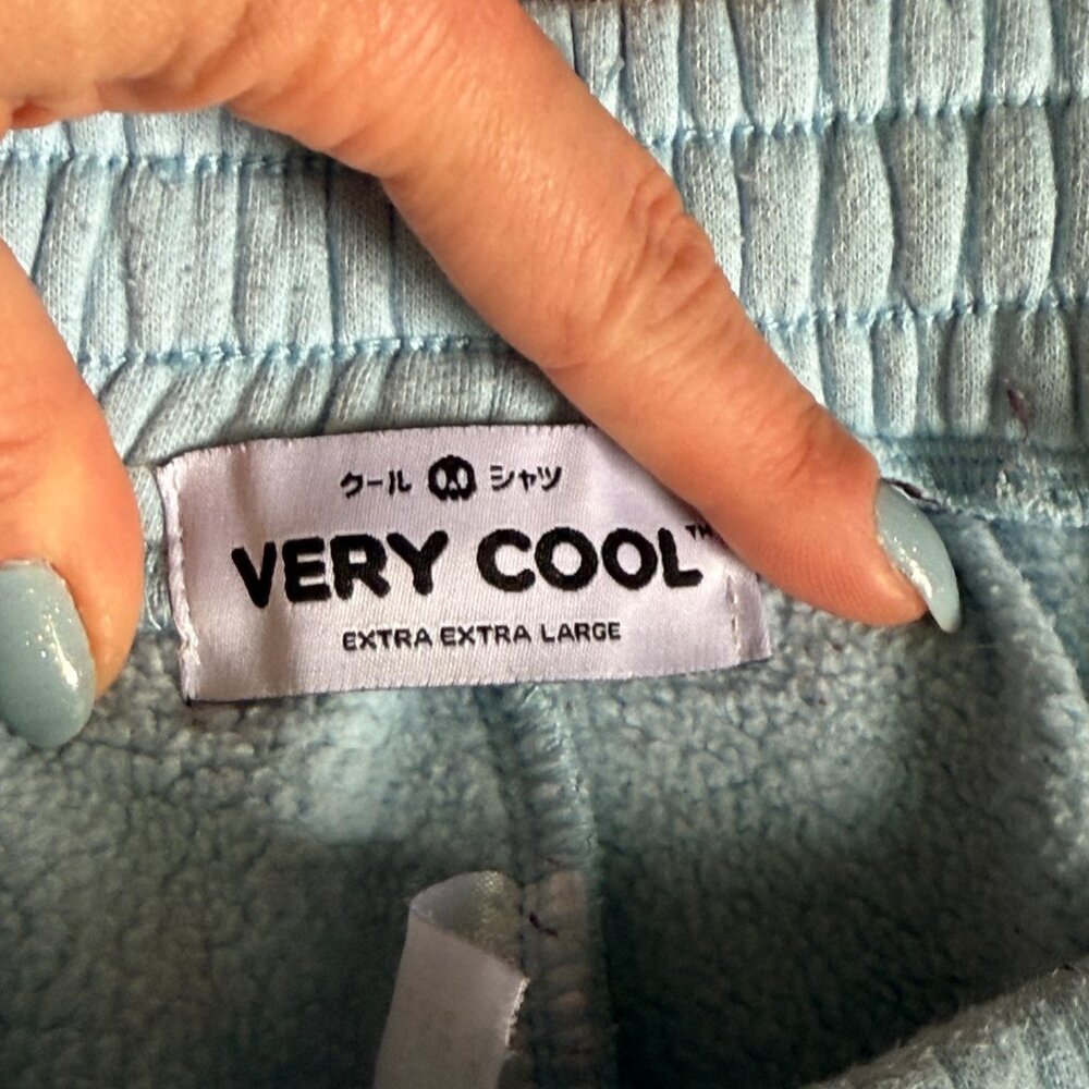 Mens/Unisex Cool Shirtz The Bubblegum Chill Pants, Size XXL, Baby Blue - Picture 10 of 13